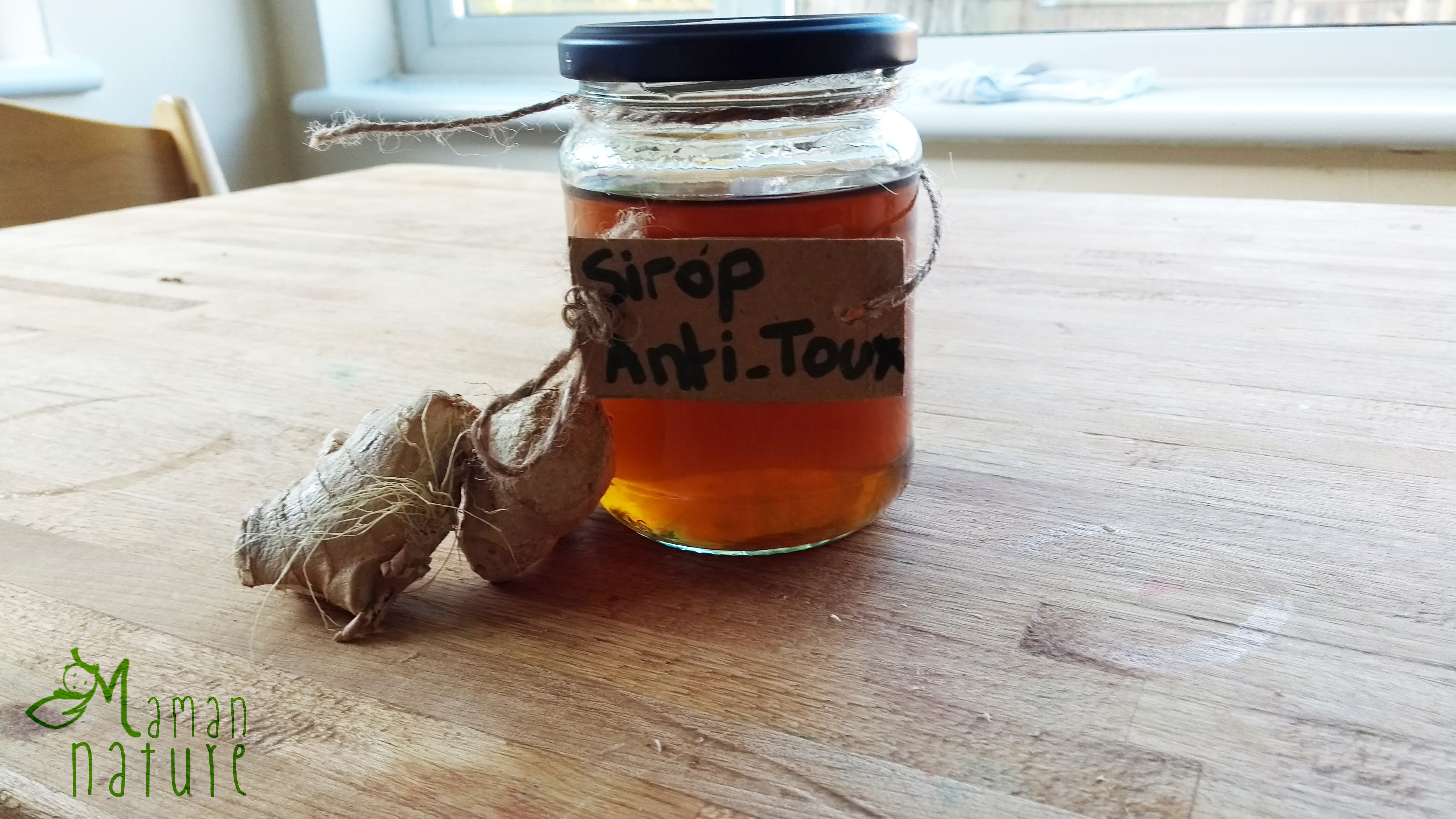 Sirop naturel Anti-Toux fait maison pour soulager les toux sèches